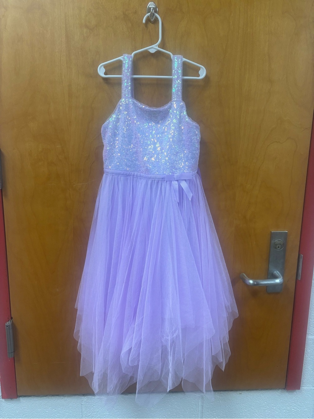 Zunie Lavender Sequin Tulle Dress for Girls